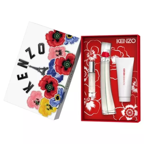 FLOWER BY KENZO Eau de Parfum 50ml + Travel Spray 10ml + Body Milk 75ml set 3274872481305_3.jpg