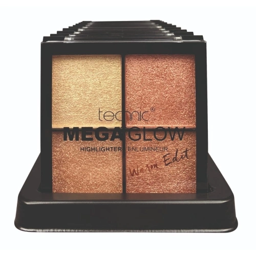 TECHNIC MEGA GLOW WARM EDIT Palette Highlighter 21718_TRAY_HIRES_CMYK.jpg