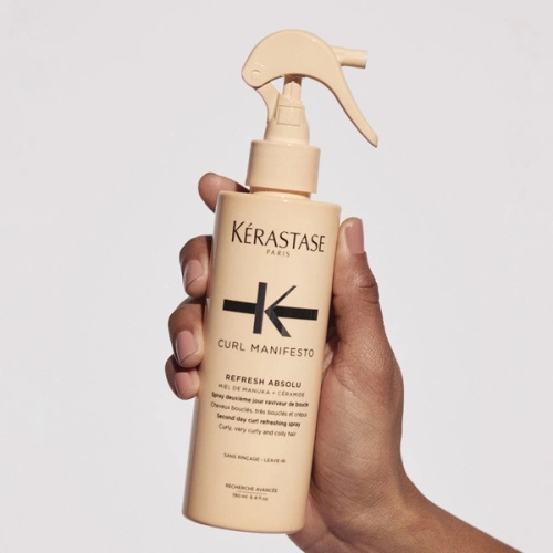 REFRESH ABSOLU CURL MANIFESTO Anti-frizz spray for defining curly, frizzy, and kinky hair 