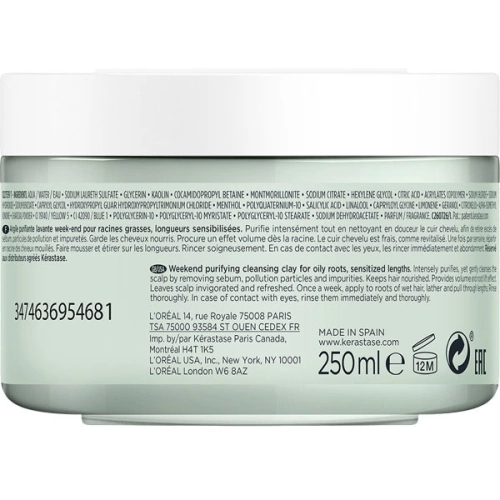 SPÉCIFIQUE ARGILE ÉQUILIBRANTE Purifying Washing Clay for oily roots 
