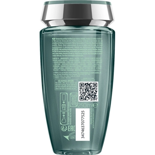 GENESIS BAIN DE FORCE QUOTIDIEN Shampoing purifiant et fortifiant pour cheveux affaiblis ayant tendance à tomber 