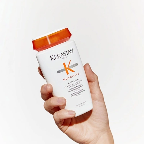 BAIN SATIN Moisturizing shampoo with essential nutrients for dry, fine to medium hair 