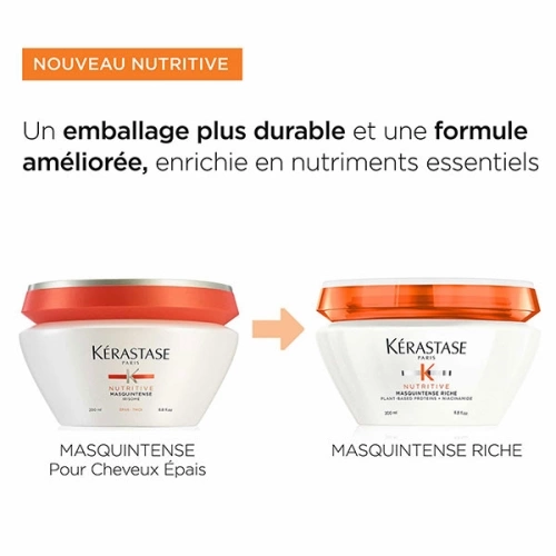 NUTRITIVE MASQUINTENSE RICHE Masque profond haute nutrition aux nutriments essentiels 