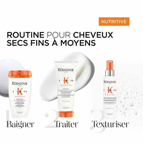 NUTRITIVE LAIT VITAL  Après-shampooing démêlant aux nutriments essentiels 