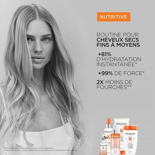 NUTRITIVE LOTION THERMIQUE SUBLIMATRICE Brûme de beauté démêlante protectrice 