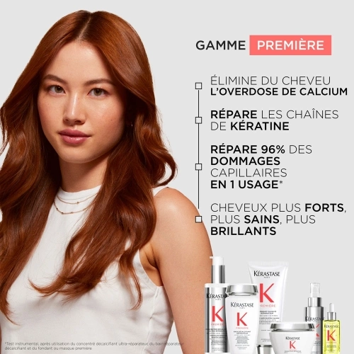 CONCENTRÉ DÉCALCIFIANT ULTRA-RÉPARATEUR Highly concentrated pre-shampoo treatment - mini format 
