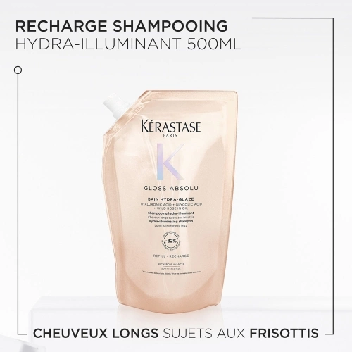 GLOSS ABSOLU BAIN HYDRA-GLAZE Hydra-illuminating bath for long hair prone to frizz 