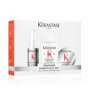 PREMIÈRE COFFRET DÉCOUVERTE Trio set pre-shampoo treatment, shampoo and mask for damaged hair