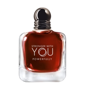 Emporio Armani Stronger With You Powerfully Fruity Amber Fougere Eau de Parfum for Men - Notes of cherry, spices, marron glacés and amber woods