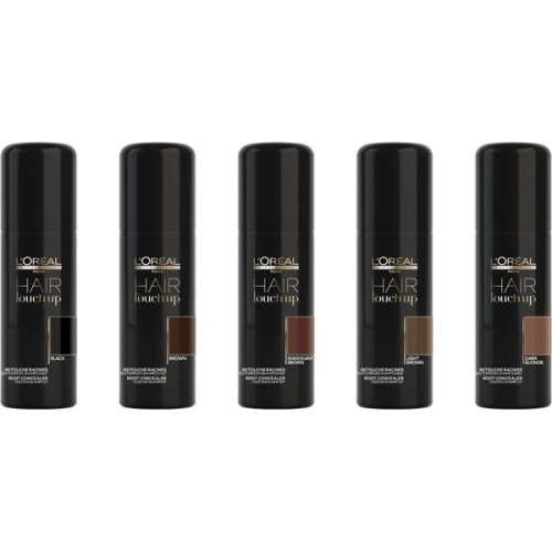 HAIR TOUCH UP BLACK Root camouflage spray 