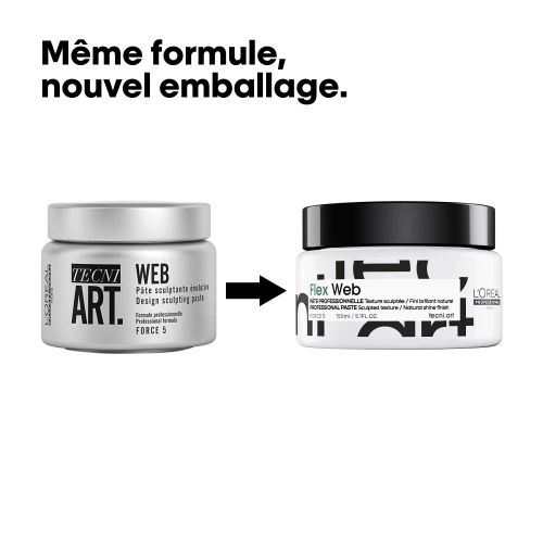 FLEX WEB PROFESSIONAL PASTE Infinitely adaptable sculpting paste 