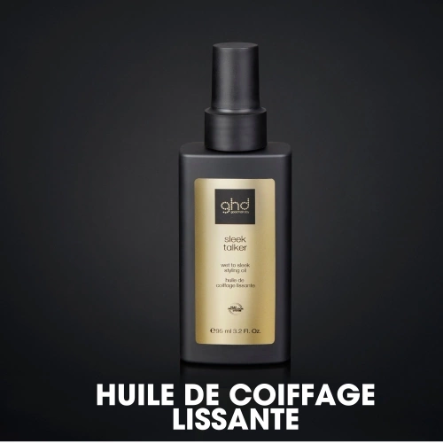 SLEEK TALKER Heat-protective smoothing styling oil 