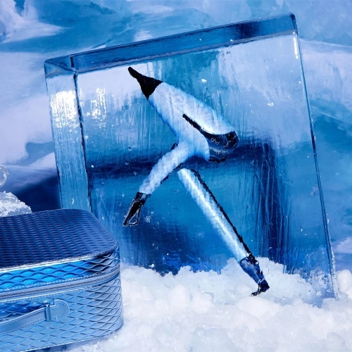 ICED LUXE COLLECTION  Straightener box Chronos and Hair dryer Helios 