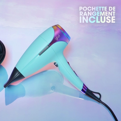 COLLECTION FUTURESCAPE Sèche-cheveux Helios Bleu Professionnel & Puissant 