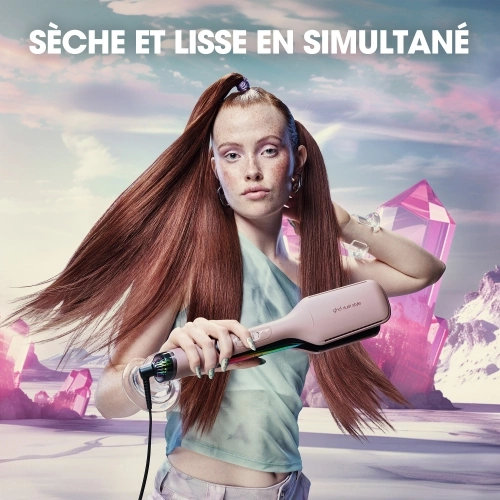 FUTURESCAPE COLLECTION Duet Style Tool 2-in-1 Smoother Dryer Pink 