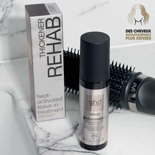 REHAB Densifying treatment for fine hair that activates with heat 
