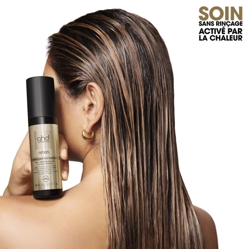 REHAB Repairing care for damaged hair that activates with heat 