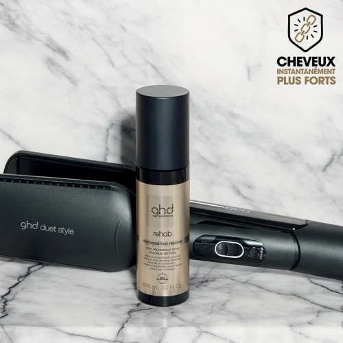 REHAB Repairing care for damaged hair that activates with heat 