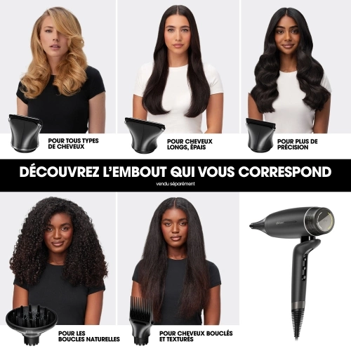 SPEED Embout concentrateur pour un brushing impeccable 