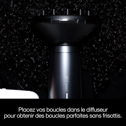SPEED Diffuser to enhance natural curls and waves 