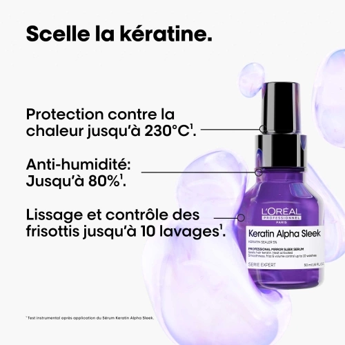 KERATIN ALPHA SLEEK Sérum à la kératine pour cheveux sujets aux frisottis & indisciplinés 3474637335618_autre1.jpg