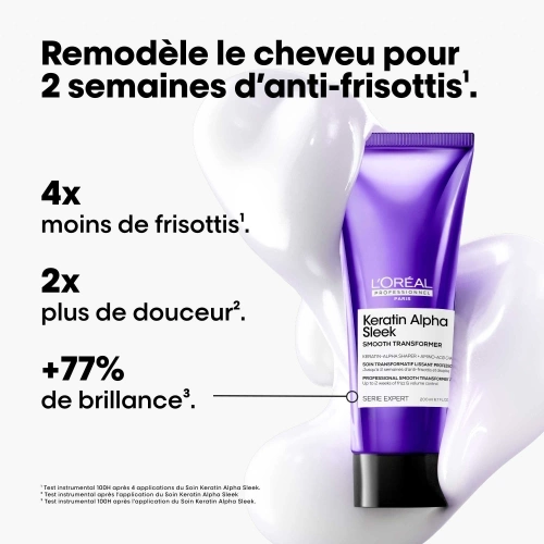 KERATIN ALPHA SLEEK Soin à la kératine pour cheveux sujets aux frisottis & indisciplinés 3474637335533_autre1.jpg
