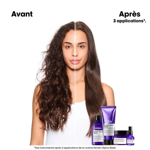 KERATIN ALPHA SLEEK Soin à la kératine pour cheveux sujets aux frisottis & indisciplinés 3474637335533_autre2.jpg