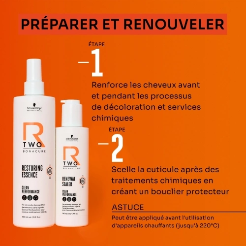BONACURE R-TWO Essence Renforçatrice - Cheveux abîmés 