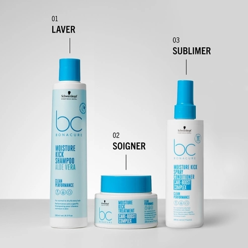 BONACURE MOISTURE KICK Moisturizing shampoo with Aloe vera 