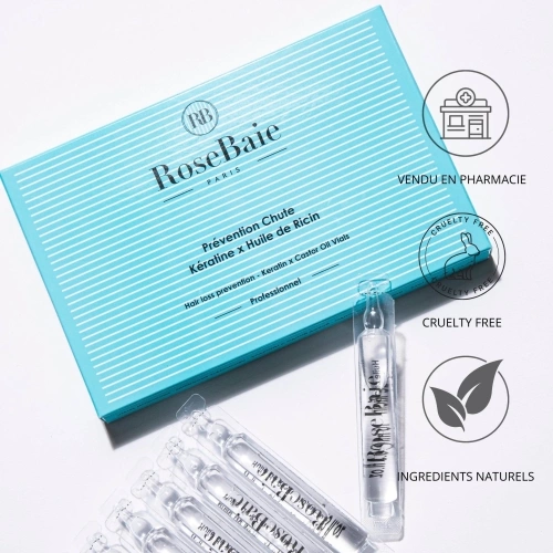 KERATINE X HUILE DE RICIN Preventive unidoses for hair loss 