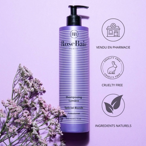 KÉRATINE X BLOND LUMIERE Shampoing hydratant anti-reflets disgracieux 