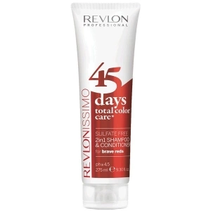 REVLONISSIMO 45 DAYS Shampoing Soin - Brave Reds (rouge)