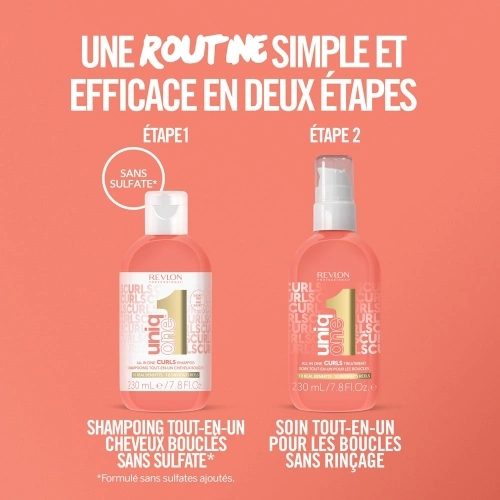 UNIQ ONE Shampoing Tout-en-Un Cheveux Bouclés 