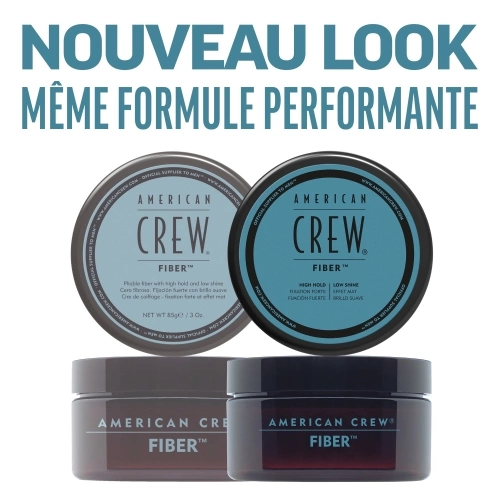 FIBER Cire cheveux homme fixation forte & effet mat 