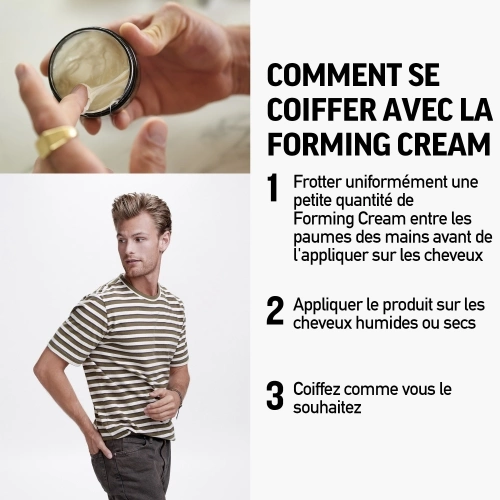 FORMING CREAM Hair wax man soft fixation & natural shine 