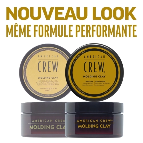 MOLDING CLAY Cire cheveux homme fixation forte & brillance naturelle homme 
