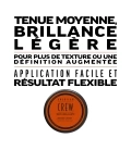 DEFINING PASTE Cire cheveux  homme fixation souple & effet mat