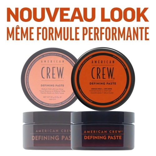 DEFINING PASTE Cire cheveux  homme fixation souple & effet mat 