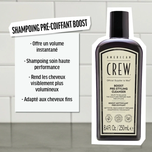 BOOST NETTOYANT PRÉ COIFFANT Shampoing volumisant 