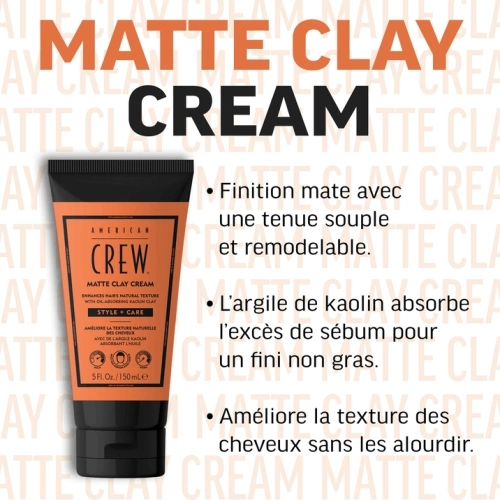 MATTE CLAY CREAM  Coiffant-Soin Hybride 