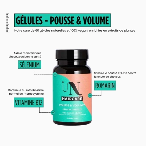POUSSE & VOLUME 60 gélules cheveux 