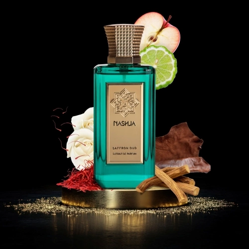 SAFFRON OUD Extrait de parfum pour homme Nashja - Saffron Oud_pyramide_no text_2000X2000.jpg