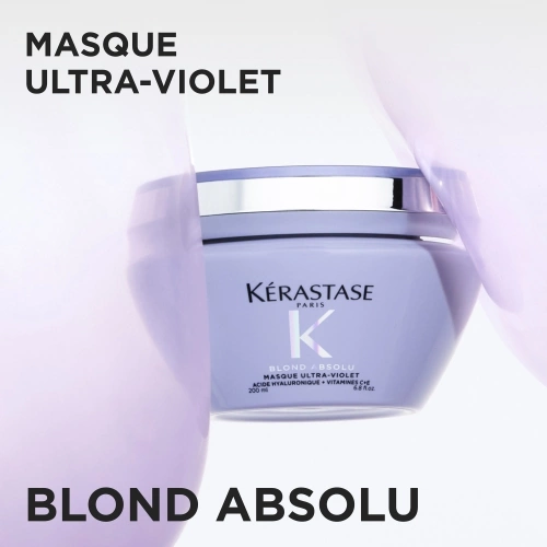 MASQUE ULTRA VIOLET BLOND ABSOLU Anti-glare pigmented mask, yellow tone remover for bleached blonde hair 3474636692408_2.jpg