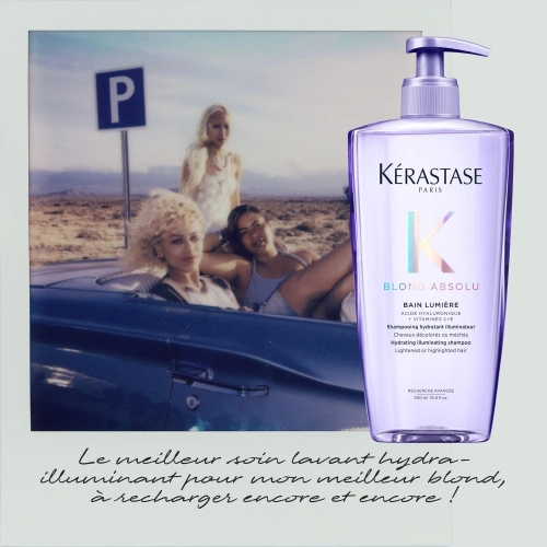BLOND ABSOLU BAIN LUMIÈRE RECHARGEABLE Moisturizing illuminating shampoo for blonde hair 3474636881260_7;.jpg
