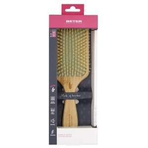 HAIR Brosse plate coussinée Bamwood
