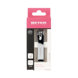 MANICURE Chrome-plated pedicure nail clippers, curved tip