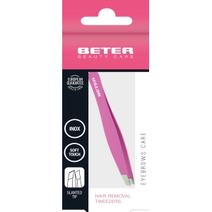 PINCE A EPILER Soft Touch bevelled tweezers
