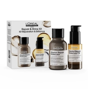 ABSOLUT REPAIR MOLECULAR Repairing Shampoo and Repairing Oil Set