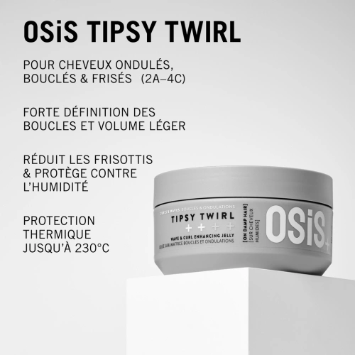 OSIS+ TIPSY TWIRL Curls and Waves Enhancing Gel 