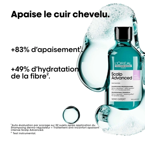 SCALP ADVANCED Shampoing niacinamide dermo-régulateur apaisant 3474637090487_autre1.jpg